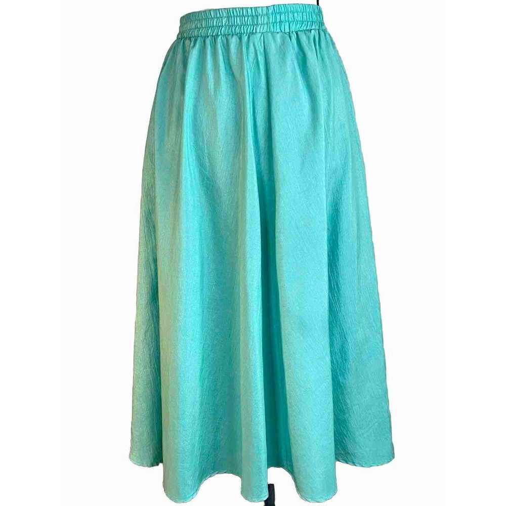 Vintage Saint Germain Paris Women's Broomstick Midi Skirt Pockets Size Medium